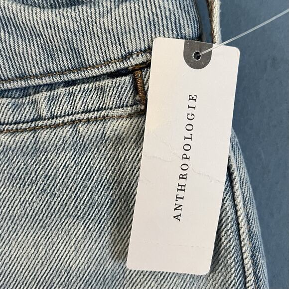 Anthropologie‎ Pilcro Pitched Micro Jean Shorts Fray Hem Denim NWT Size 25 - Picture 5 of 7